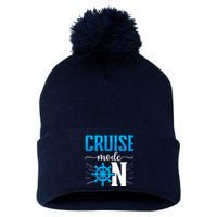 Cruising Boat Cruise Mode On Cruise Ship Pom Pom 12in Knit Beanie