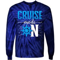 Cruising Boat Cruise Mode On Cruise Ship Tie-Dye Long Sleeve Shirt