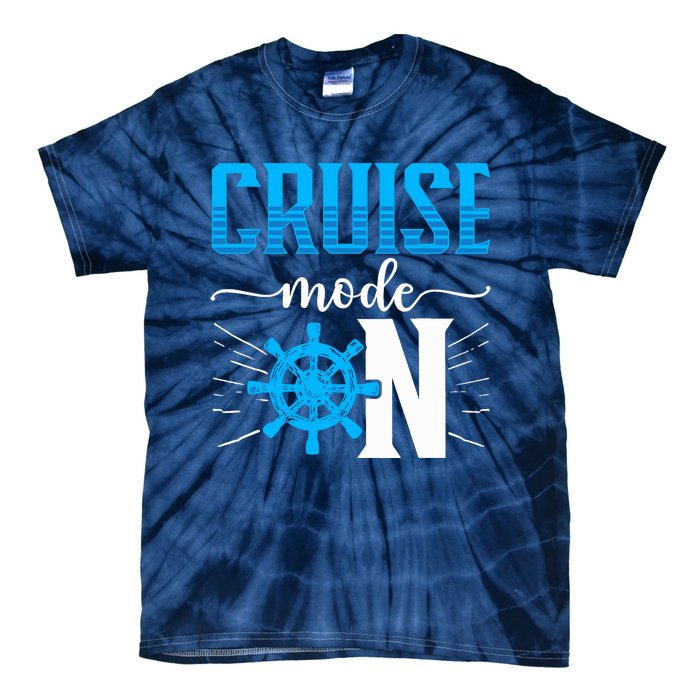 Cruising Boat Cruise Mode On Cruise Ship Tie-Dye T-Shirt