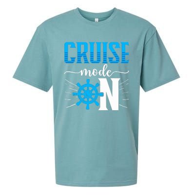 Cruising Boat Cruise Mode On Cruise Ship Sueded Cloud Jersey T-Shirt