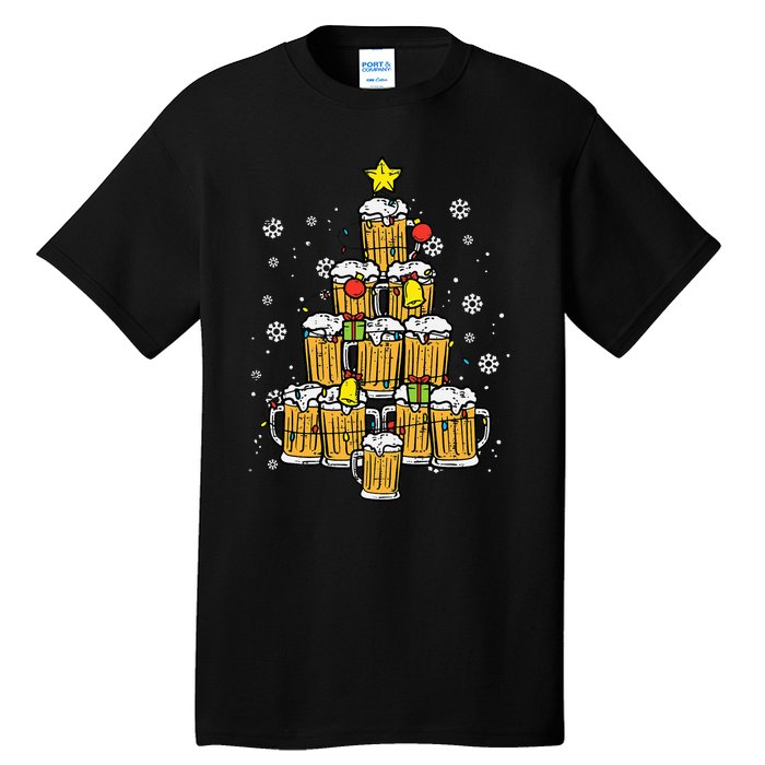 Craft Beer Christmas Tree Ornament for Beer Enthusiast Tall T-Shirt