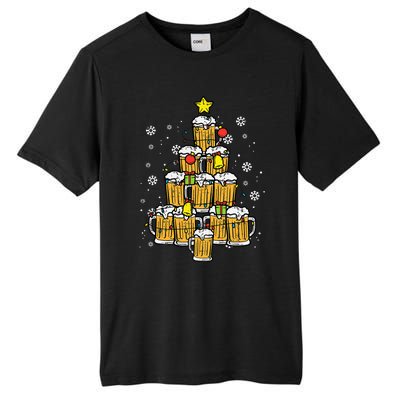 Craft Beer Christmas Tree Ornament for Beer Enthusiast Tall Fusion ChromaSoft Performance T-Shirt