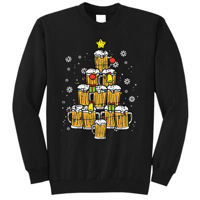 Craft Beer Christmas Tree Ornament for Beer Enthusiast Tall Sweatshirt