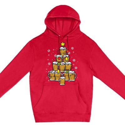 Craft Beer Christmas Tree Ornament for Beer Enthusiast Premium Pullover Hoodie