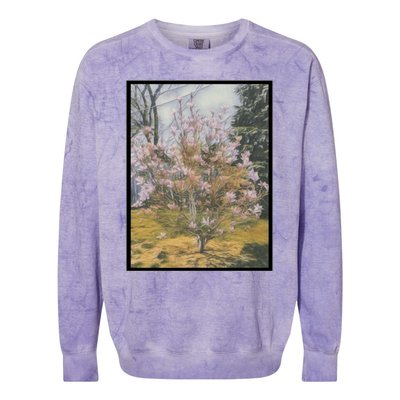 Cherry Blossoms Colorblast Crewneck Sweatshirt