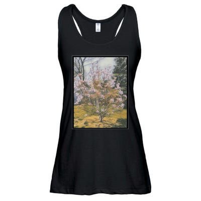 Cherry Blossoms Ladies Essential Flowy Tank