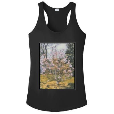 Cherry Blossoms Ladies PosiCharge Competitor Racerback Tank