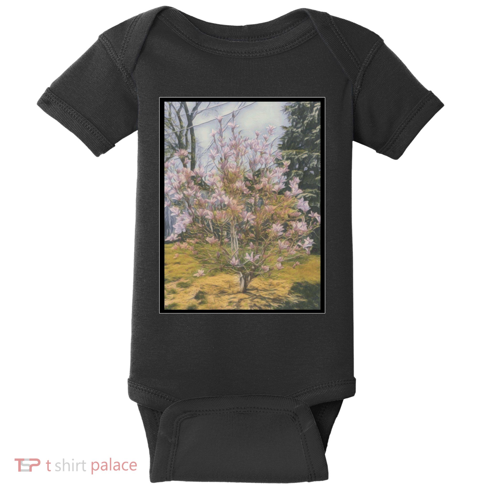 Cherry Blossoms Baby Bodysuit