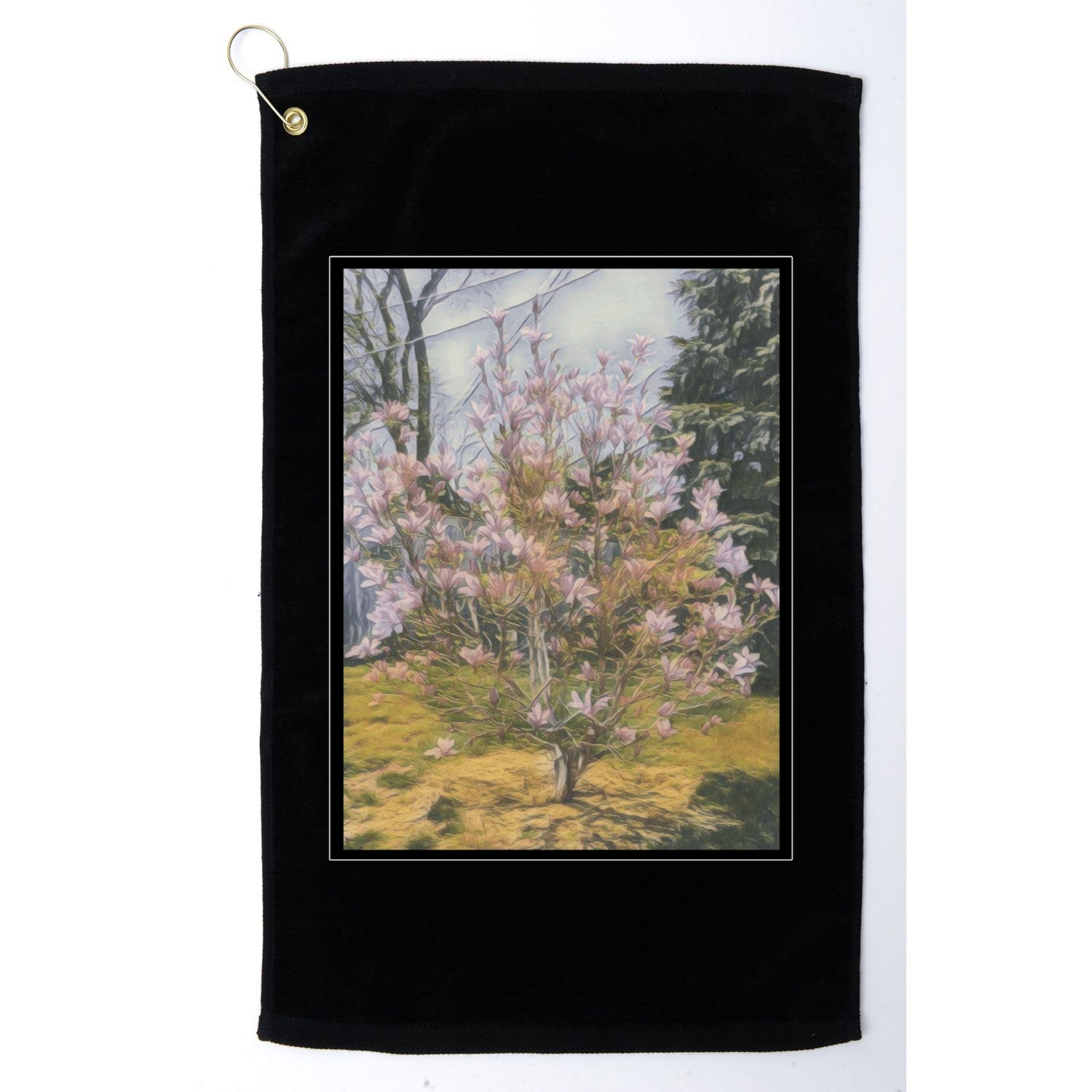 Cherry Blossoms Golf Towel