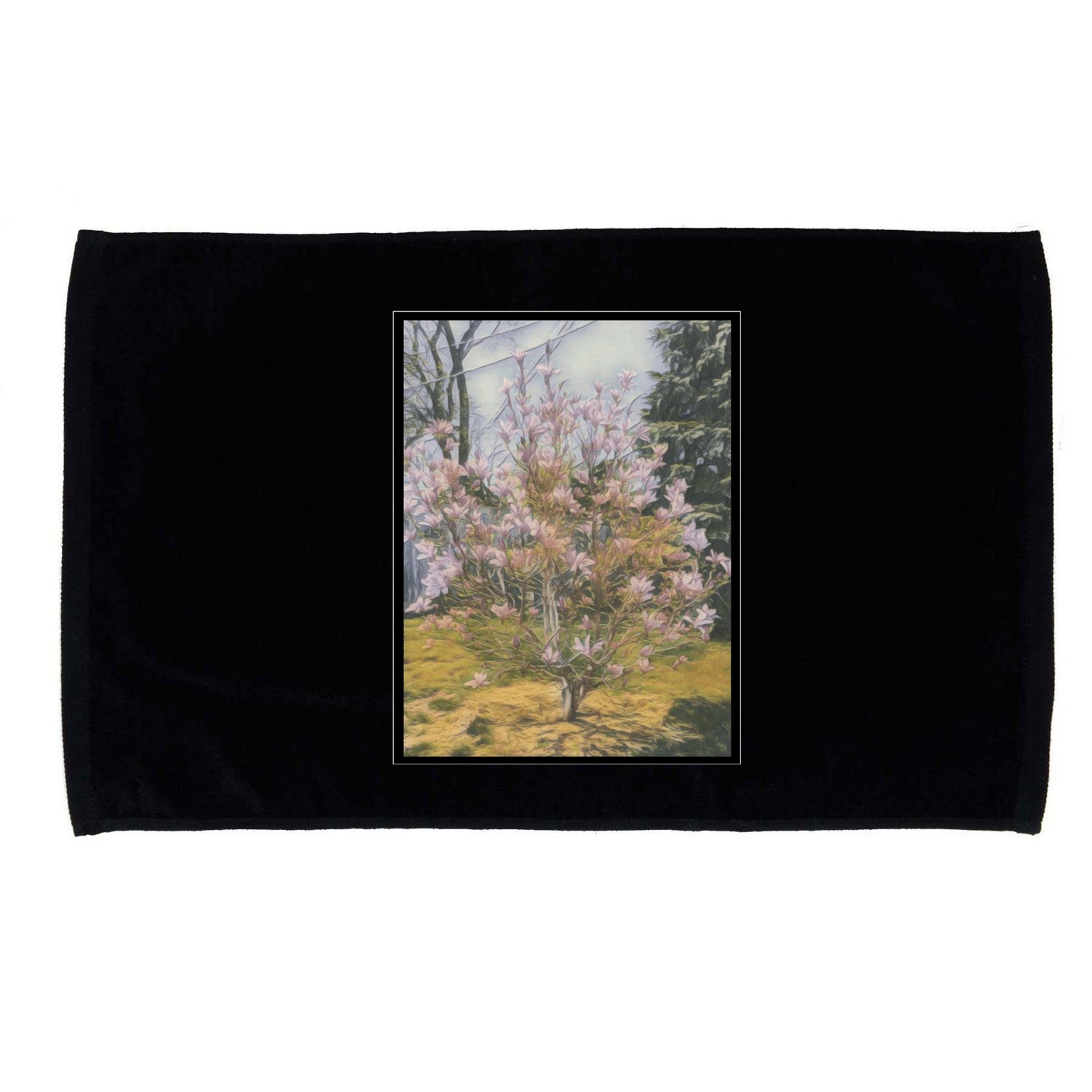 Cherry Blossoms Microfiber Hand Towel