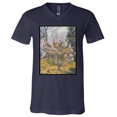 Cherry Blossoms V-Neck T-Shirt