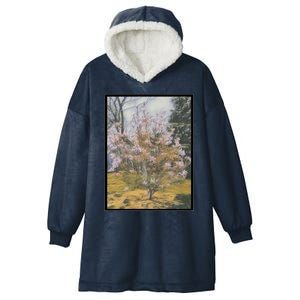 Cherry Blossoms Hooded Wearable Blanket