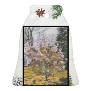 Cherry Blossoms Ceramic Bell Ornament