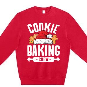 Cookie Baking Crew Cool Gift Premium Crewneck Sweatshirt