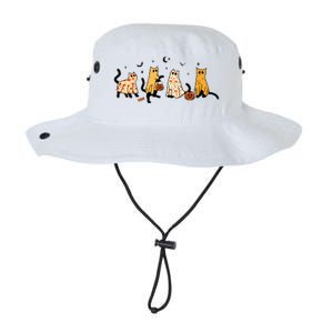 Cute Black Cats In Ghost Costume Women And Halloween Legacy Cool Fit Booney Bucket Hat