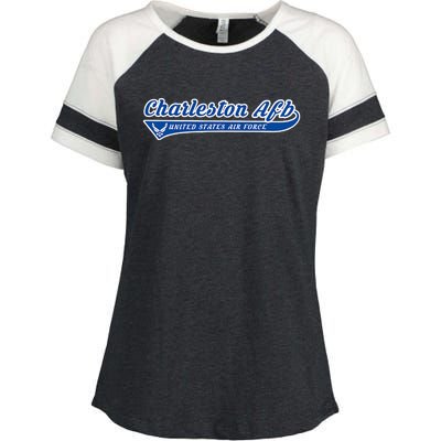 Charleston Base Charleston Afb South Carolina Sc Enza Ladies Jersey Colorblock Tee