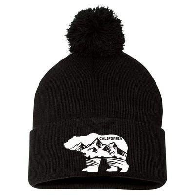 California Bear California Republic Pom Pom 12in Knit Beanie