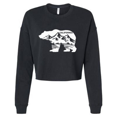 California Bear California Republic Cropped Pullover Crew