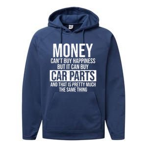 Can Buy Car Parts Funny Car Guy Car Lover Auto Mechanic Gift Cute Gift Performance Fleece Hoodie