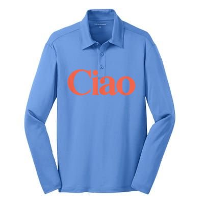 Ciao Bella Silk Touch Performance Long Sleeve Polo