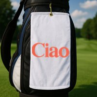 Ciao Bella Golf Towel