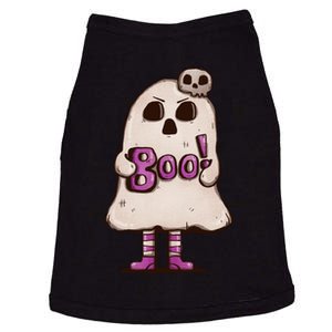 Cute Boo Creepy Scary Skull Skeleton Doggie Tank