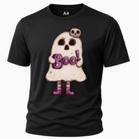 Cute Boo Creepy Scary Skull Skeleton Performance Shirt