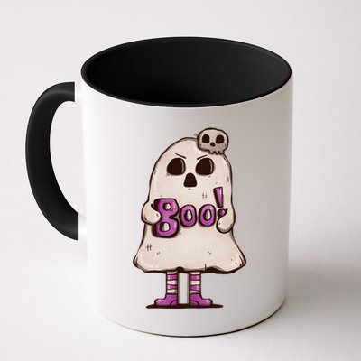 Cute Boo Creepy Scary Skull Skeleton Mug