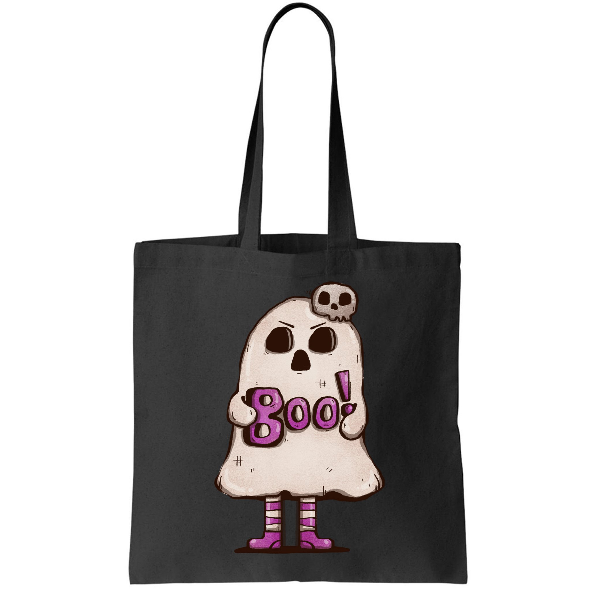 Cute Boo Creepy Scary Skull Skeleton Bag