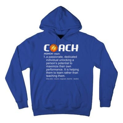 Coach Basketball Coaching Gift Tall Hoodie