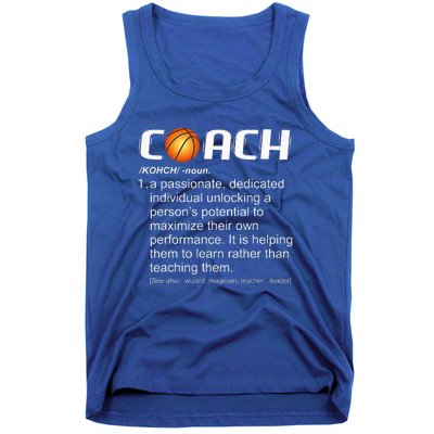 Coach Basketball Coaching Gift Tank Top