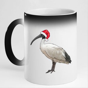 Christmas Bin Chicken Classic 11oz Black Color Changing Mug