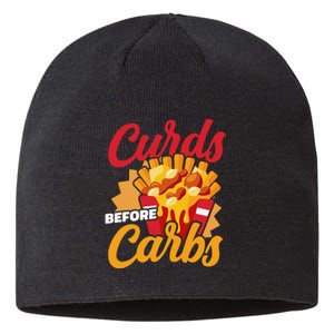 Curds Before Carbs Cheddar Cheese Curd Fast Food Snack Sustainable Beanie