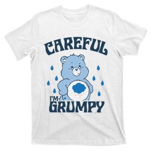 C.A.R.E B.E.A.R.S Careful IM Grumpy Bear Cute Big Chest Poster T-Shirt