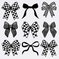 Coquette Bow Checkered Flag Race Car Racing Women Cute Adult Drive Performance Visor