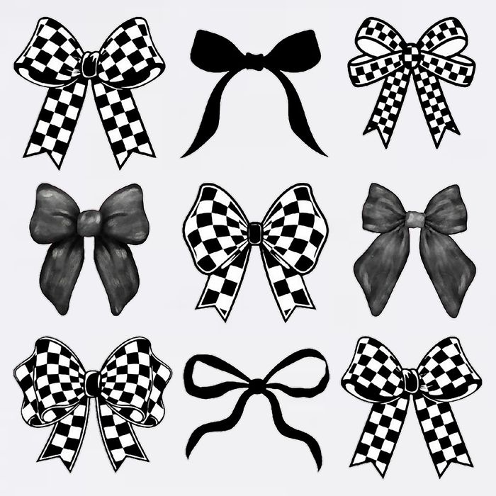 Coquette Bow Checkered Flag Race Car Racing Women Cute Adult Drive Performance Visor