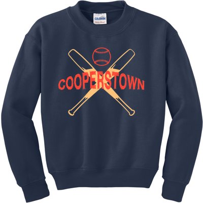 cooperstown baseball Kids Sweatshirt