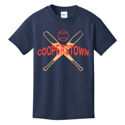 cooperstown baseball Kids T-Shirt