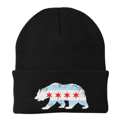 California Bear Chicago Flag Transplant Family Home Beanie