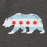 California Bear Chicago Flag Transplant Family Home Vector Backpack