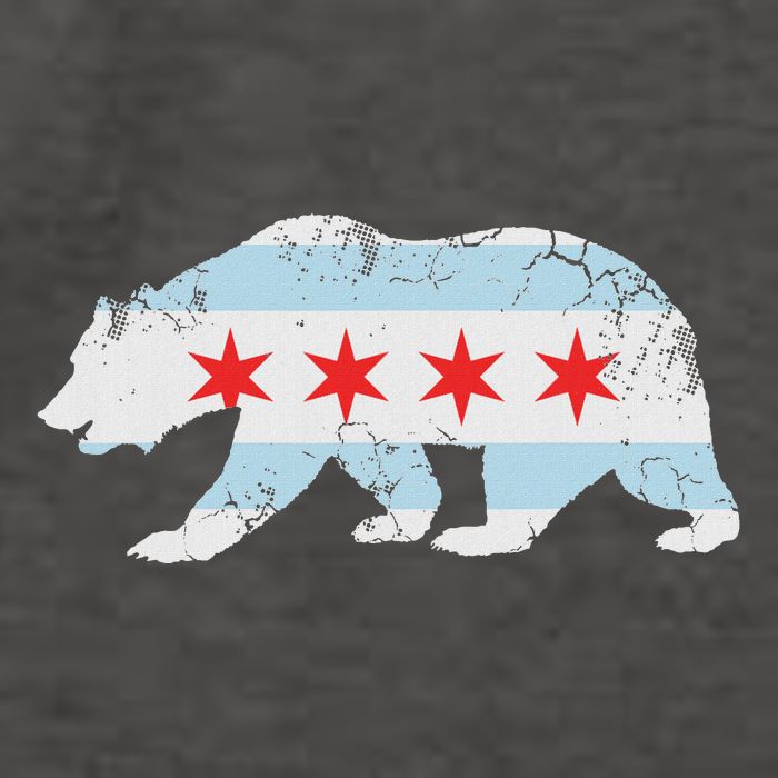 California Bear Chicago Flag Transplant Family Home Vector Backpack