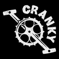 Cranky Bicycle Crank Cool Bike Rider Builder Doggie Tank