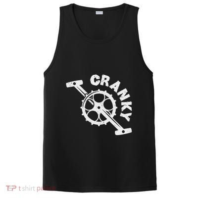 Cranky Bicycle Crank Cool Bike Rider Builder PosiCharge Competitor Tank
