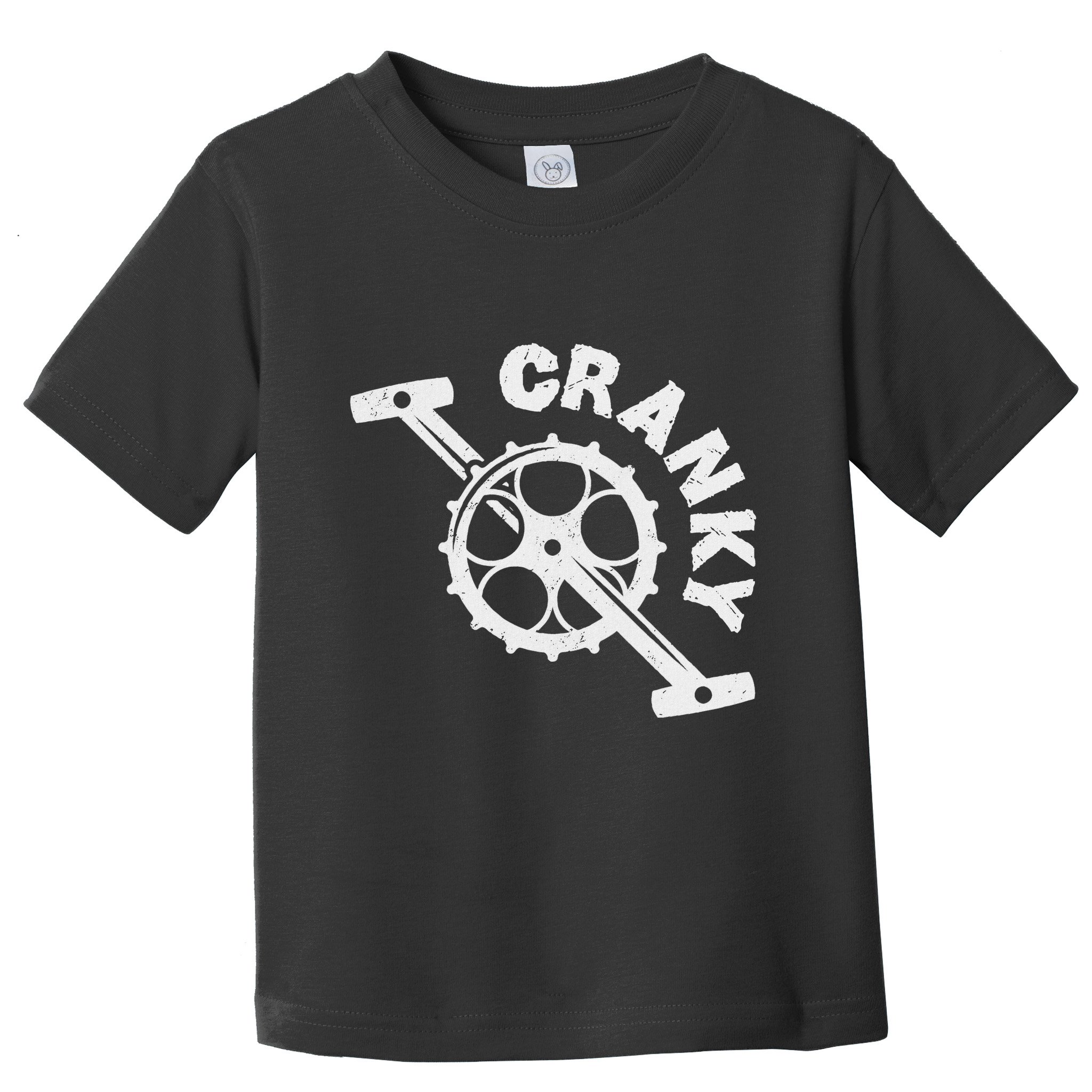 Cranky Bicycle Crank Cool Bike Rider Builder Toddler T-Shirt