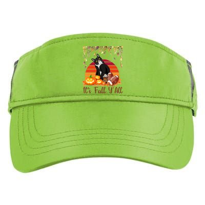 Cute Black Cat Lovers Thanksgiving Halloween ItS Fall YAll Great Gift Adult Drive Performance Visor