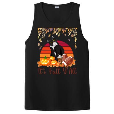 Cute Black Cat Lovers Thanksgiving Halloween ItS Fall YAll Great Gift PosiCharge Competitor Tank