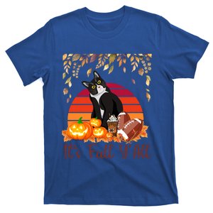 Cute Black Cat Lovers Thanksgiving Halloween ItS Fall YAll Great Gift T-Shirt