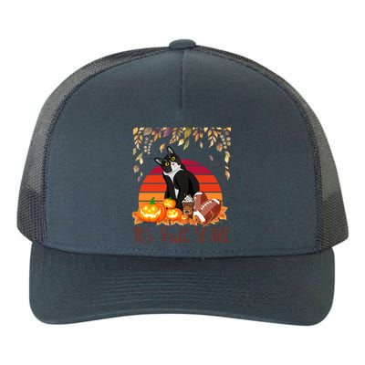 Cute Black Cat Lovers Thanksgiving Halloween ItS Fall YAll Great Gift Yupoong Adult 5-Panel Trucker Hat