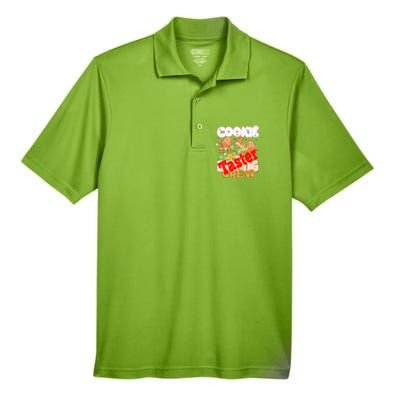 Cookie Baking Crew Authentic Christmas Baker Team Taster Cute Gift Men's Origin Performance Pique Polo