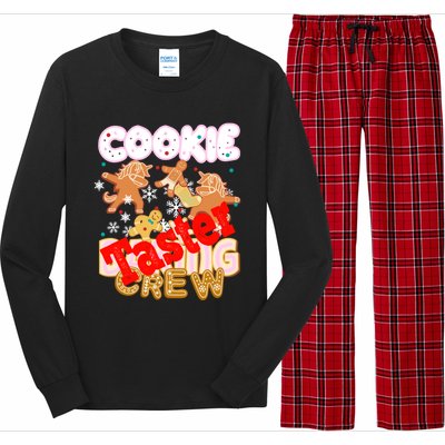 Cookie Baking Crew Authentic Christmas Baker Team Taster Cute Gift Long Sleeve Pajama Set